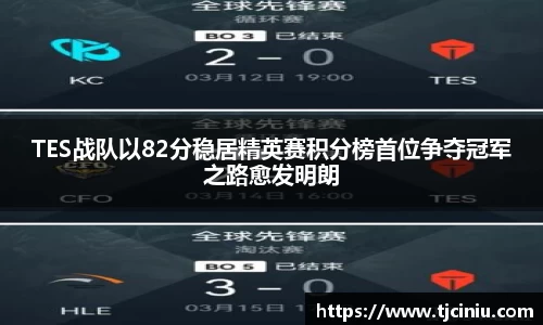 TES战队以82分稳居精英赛积分榜首位争夺冠军之路愈发明朗